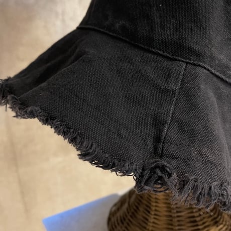 2411HW0059(S)/Damage bucket Hat (Black)