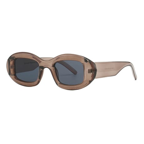 【 Legit Eyewear 】Sunglasses Yūryaku (Tea/Grey)