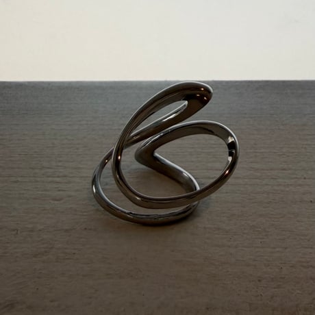 2604RG0781 / Asymmetry twist ring（Silver）