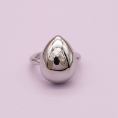 Rounded teardrop Ring（Silver） /   2105_RG040