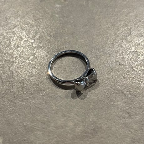 2406RG0477 / Mini ribbon motif ring（Silver)