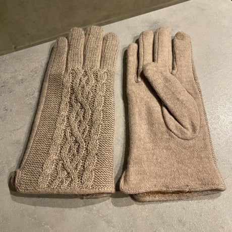 2510GS047(S) / Knit globes（Beige）