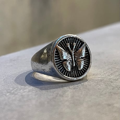 2503RG0584 / Antique butterfly motif ring（Silver）