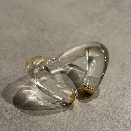 2504EC019 /  color wave Ear Cuff（clear）