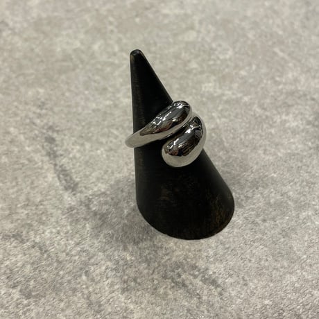 2402RG0391 / Cross drop ring（L / Silver）