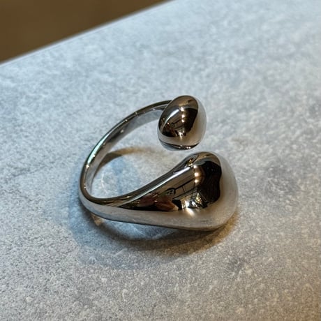 2506RG0650 /Cross big drop ring（Silver）