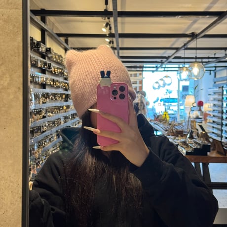 2512HW057(S) / Lame Knit Cap（Pink）
