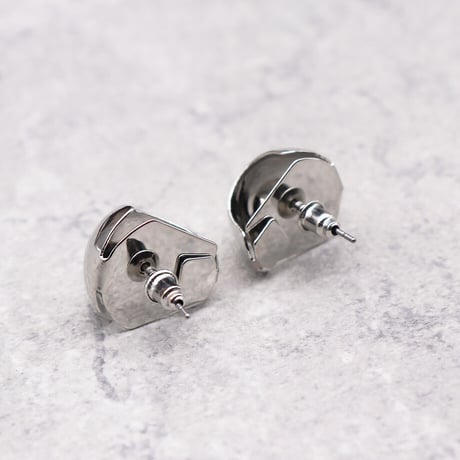 metal smooth texture pierce（Silver）/  2103_PR085