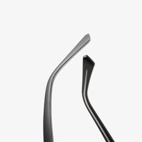 【 Select 】Retro Square Semi Metal Sunglasses (Grey/Gradient)