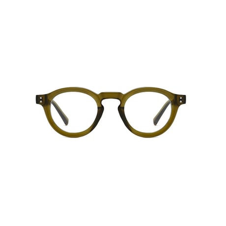 【 Legit Eyewear 】Sunglasses Goichijō (Clear Olive/Clear)