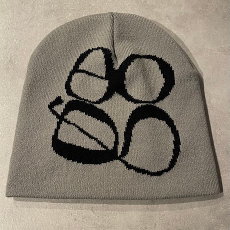 2501HW0068(S)/ Logo Knit beanie Cap（Gray）