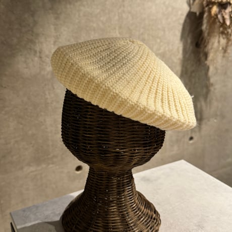 2509HW0103(S) / Knit béret（Ivory）