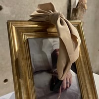 2503HA0062（S）/ Side Ribbon headband（Beige)