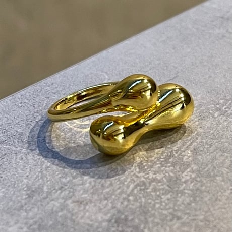 2412RG0550 / Width asymmetry volume ring（Gold）