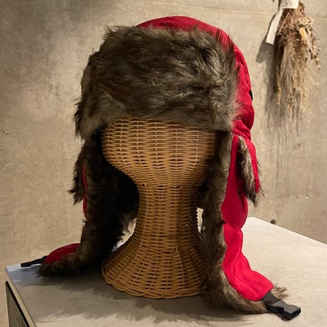 2510KC130103(S) / 2way flight fur cap（Red）