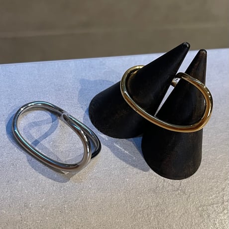 2504RG0617 / 2Way double finger ring（Silver）
