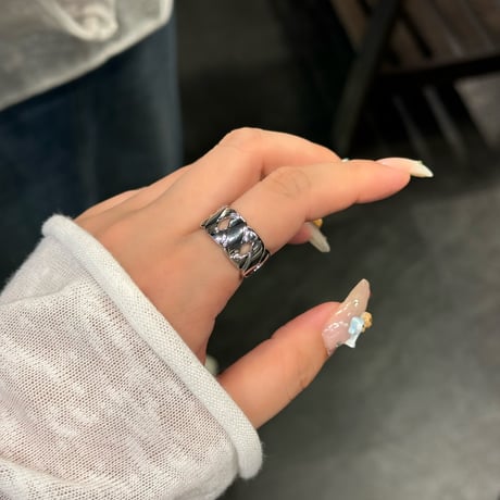 2406RG0491 /  Cross design ring（Silver）
