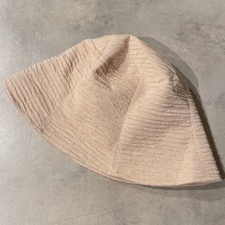 2403HW0035(S)/ shirring hat（Ivory）