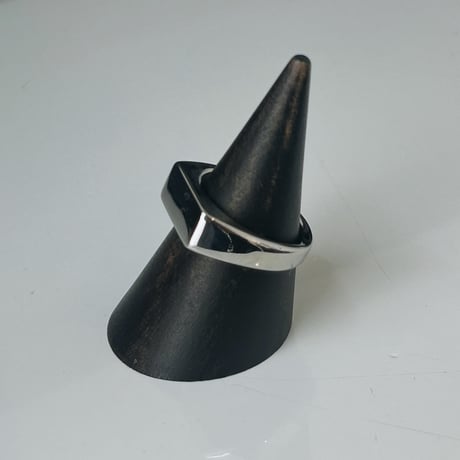 【Select】IM25AC_RG023 / Simple squarer ring（Silver）