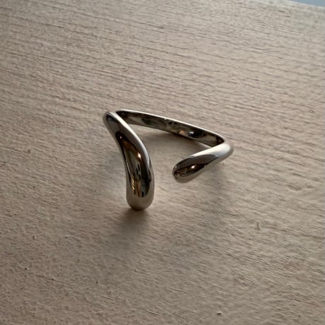 2605RG0799 / Asymmetry drop ring（Silver）