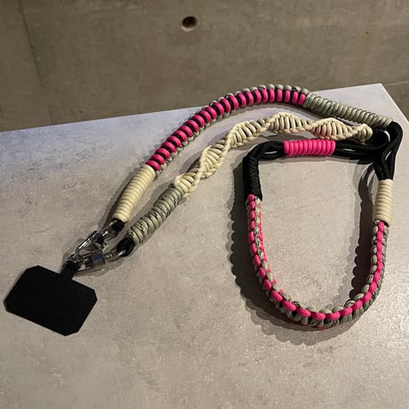 2511GS050(S) / Original Design Smartphone Strap（Ivory/Black/Pink）