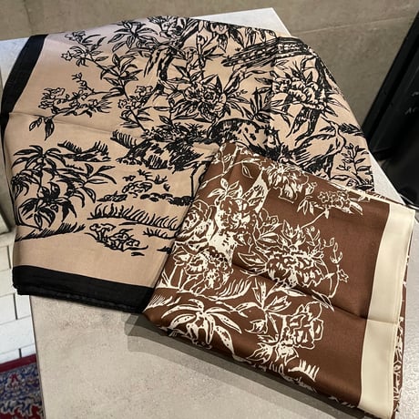 2512GS060(S)/ Large scarf（Camel/Black）