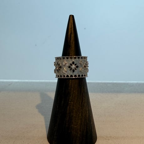 2605RG0792 / Stone lace ring（Silver）