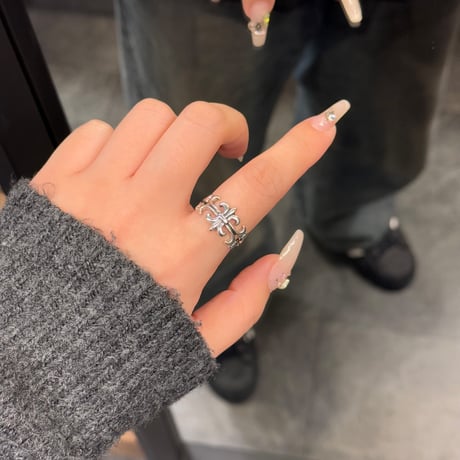 2412RG0556 / Flare motif ring（Silver）