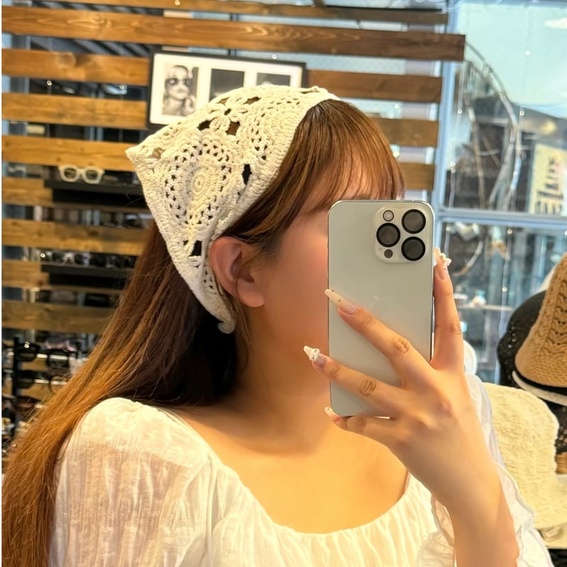 Sugri チュールバブーシュカ Babushka black tulle lace babushka(black) | PROVOKE design bou