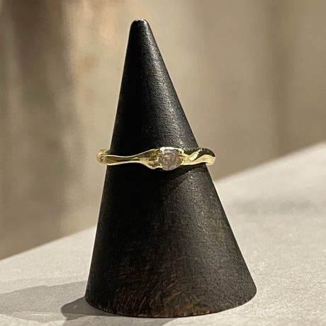 2501RG0571 / Center mini stone craft ring（Gold）