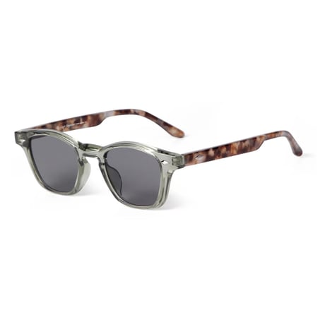 【 Legit Eyewear 】Sunglasses En'yū (Clear Green/Grey)