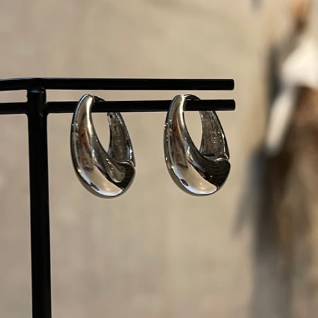 2506PR0787 / Drop hoop pierce（Silver）