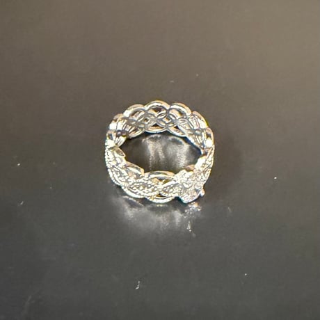 2604RG0767 / Stone lace design ring（Silver）