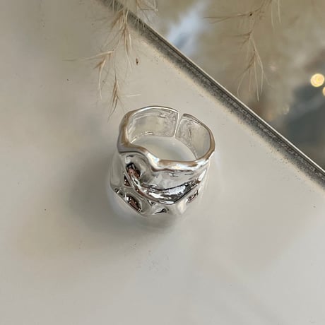 2403RG0410 / Ruck design ring（Silver）