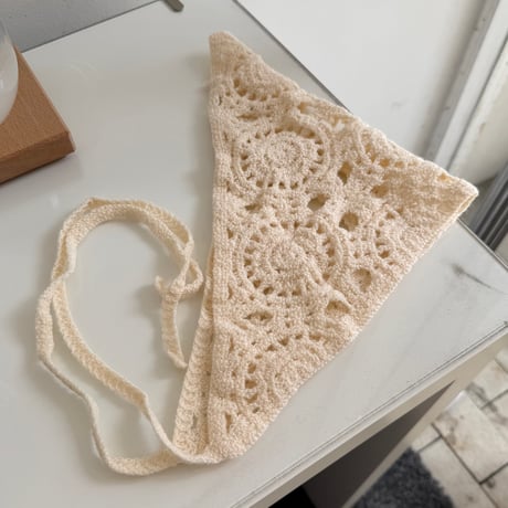 2505GS039(S)#B / Knit Babushka（Ivory）