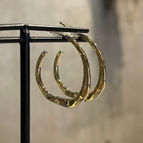 2510PR0817 / Craft thin hoop Pierce（Gold）
