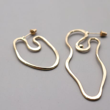 2107_PR0218 / Nudie design Pierce（Gold）