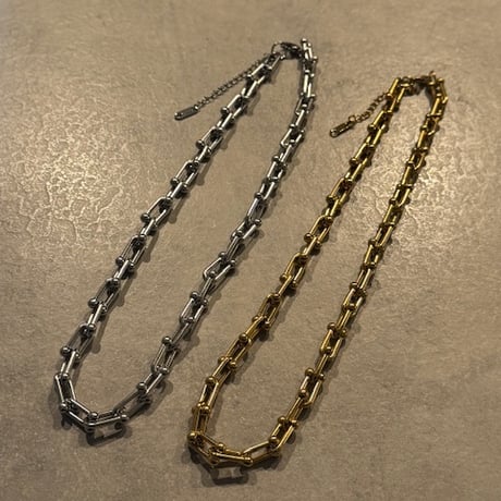 2510NC0366 / Utype chain Necklace（Silver）