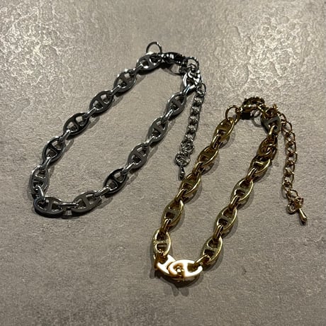 2503BR0074 / Mantel design chain Bracelet（Gold）