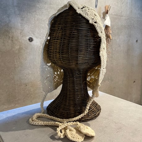 2504HW0083(S) / Crochet Knit cap（Beige）