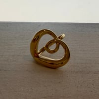 2605RG0787 / Twist heart ring（Gold）