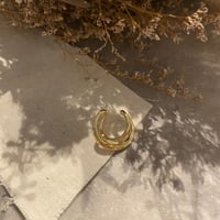 EC104 / Double line curve  Earcuff(Gold)