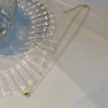 2311NC0218 / Mini initial Necklace（Gold）