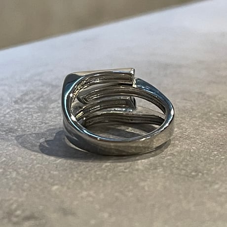 2505RG0631 / Layered bar design ring（Silver）