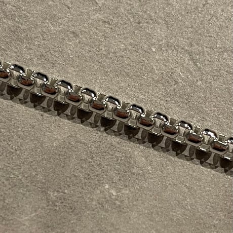 2510BR0093 / Block Connect Chain Bracelet（Silver）