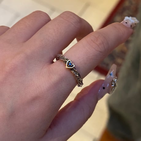 2502RG0580 / Heart twist design ring（Silver）