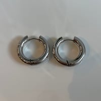 2506PR0792#D / Stainless hoop pierce / 5mm 2.6cm（Silver）