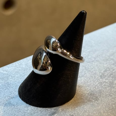 2506RG0650 /Cross big drop ring（Silver）