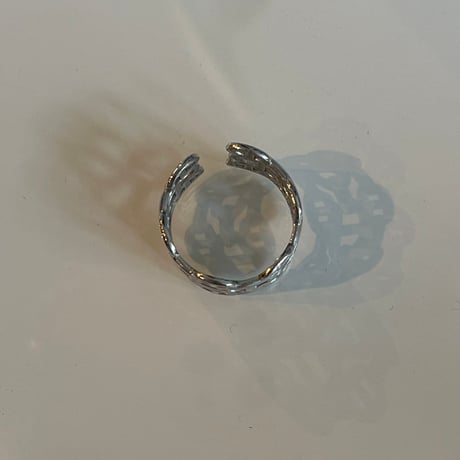 2312RG0373 / Mantel connect design ring（Silver）
