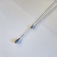 2310NC0205 / Double drop chain Necklace（Silver）